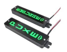 Display Sinalizador Led Puxe / Empurre PRETO