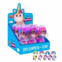 Display Slime Ovo Surpresa Unicórnio Com 18 Unidades - Doce Brinquedo Display Slime Ovo Surpresa Unicórnio Com 18 Unidades - Doce Brinquedo