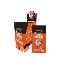 Display Super Cappuccino Super Café Sem Açúcar Sem Glúten Thermo Life 14Un 10g