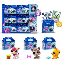 Display Surpresa Littlest Pet Shop com 18 Animais de Estimação LPS Gen 7