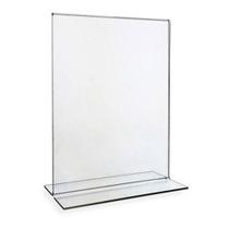 Display T 10X15 A6 Acrílico Balcão Mesa Cardápio