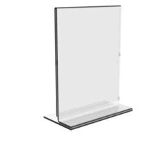 Display T 10x15cm A6 Expositor Balcão Mesa Folder Papel 3pcs