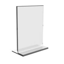 Display T 15x21cm A5 Expositor Balcão Mesa Folder Papel 6pcs