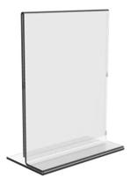 Display T A7 7,5x10cm Balcão Mesa Bar Folha Folder Kit 10pcs