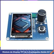 Display TFT LCD De 2.0 Polegadas Com Encoder Rotativo Interface IIC SPI Para Projetos DIY Arduino