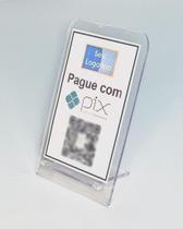 Display Transparente de Mesa - Higiênico e Elegante