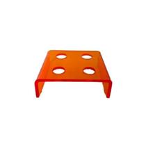 Display (u 4 furos acrilico laranja escuro)
