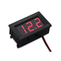 Display Voltímetro Medidor De Tensão LED Digital DC 4.5-30V