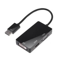 Displayport X Dvi/Hdmi/Vga Cabo Adaptador Conversor 3X1