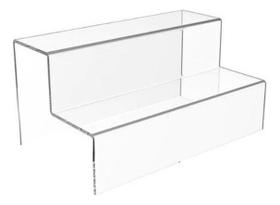 Displays Escadinha Expositor Acrílico 30x10x10cm 2 Degraus