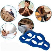 Dispositivo Anel Exercícios Treino Para Anti Dores Dedos Da Mão Yoga Fitnes - Azul