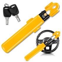 Dispositivo anti-roubo Steering Wheel Lock KYX para carro (amarelo)