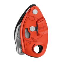 Dispositivo Belay Petzl GRIGRI com bloqueio assistido por câmera vermelho/laranja