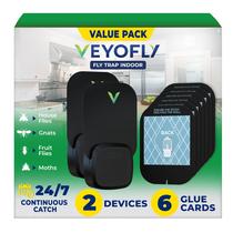 DISPOSITIVO DE CONTROLE DE PRAGAS VEYOFLY Armadilha Elétrica para Moscas Interna 2+6 DISPOSITIVO DE CONTROLE DE PRAGAS VEYOFLY Armadilha Elétrica para Moscas Interna 2+6