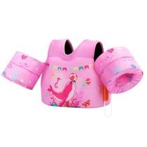 Dispositivo de flutuação de água MoKo Toddler Swim Vest 6-14 kg rosa