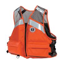 Dispositivo de flutuação pessoal Mustang Survival Mesh Vest Orange 5XL
