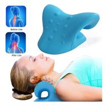 Dispositivo de Massagem Alívio Da Dor No Pescoço E Ombro travesseiro cervical Para Relaxamento De Dor E Alinhamento da C