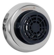 Dispositivo de Nível Slim Inox 316 para Piscinas de Concreto Alvenaria Encaixe Tubo Marrom PVC de 50mm ou 1 1/2"