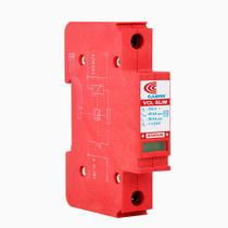 Dispositivo de proteção contra raios com dps clamper front v 275v 45ka vermelho