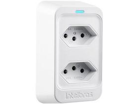 Dispositivo de protecao contra surto eletrico eps 302 intelbra com 2 tomadas branco