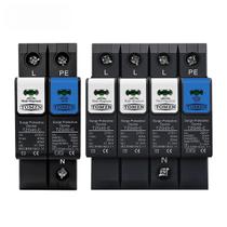 Dispositivo De Proteção Contra Surtos (SPD) 20-50kA 230V AC Plugável TOMZN 1P+NPE 3P+NPE Com Caixa