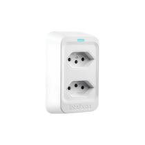Dispositivo de proteção eletônico intelbras com 2 tomadas eps 302 10amp branco bivolt Dispositivo de proteção eletônico intelbras com 2 tomadas eps 302 10amp branco bivolt