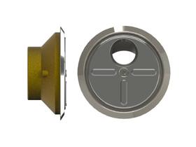 Dispositivo de Retorno Latão Cromado Alvenaria Rosca 1 1/2'' - Inaqua