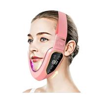Dispositivo De Terapia Facial Com LED Para Lifting, Massageador Vibratório Aquecido Para Redução De