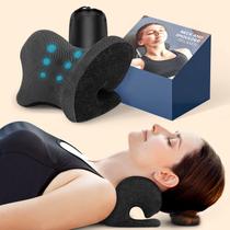 Dispositivo de tração cervical ZAMAT Relaxador de pescoço e ombros Dispositivo de tração cervical ZAMAT Relaxador de pescoço e ombros