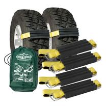 Dispositivo de tração de pneus TRACGRABBER para caminhões e SUVs, conjunto de 4 Dispositivo de tração de pneus TRACGRABBER para caminhões e SUVs, conjunto de 4