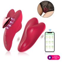 Dispositivo de Vibração por Aplicativo Recarregável em Silicone