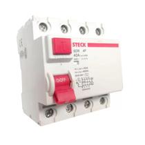 Dispositivo Diferencial DR Steck 4P 63A 30mA - SDR46330