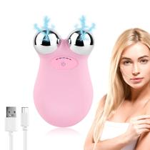 Dispositivo facial de microcorrente FETUIO Ferramenta de modelagem facial rosa
