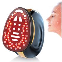 Dispositivo facial multifuncional de microcorrente, dispositivo de microcorrente de fóton inteligente elegível pela FSA HSA, máquina elétrica de lifting facial, terapia de luz, cuidados com a pele, cuidados com a pele e beleza