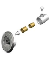 Dispositivo Hidromassagem ABS/Inox Pratic 1 1/2''
