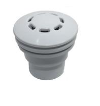 Dispositivo ralo dreno de fundo piscina fibra branco Dispositivo ralo dreno de fundo piscina fibra branco