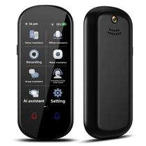 Dispositivo Tradutor 138 Idiomas Instantaneo Sem Internet Portatil Voz e Tela