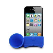 Dispositivos digitais Speaker Booster iHorn para iPhone (azul)