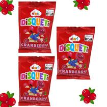Disquete de Chocolate Sabor Cranberry 3 Pct 120g de Diversão
