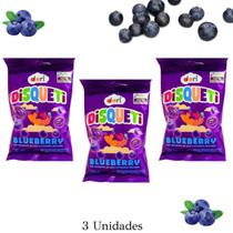 Disquete Sabor Blueberry 3 Pct - Diversão para as Crianças !