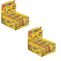Disqueti Amendoim Confeitado com Chocolate Kit 36 Pacotinhos