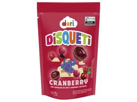 Disqueti Cranberry Chocolate ao Leite Pouch 100g