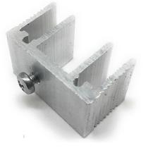 Dissipador Calor Aluminio Com Parafuso To-220Ab Top 3 Triac