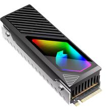 Dissipador De Calor Argb 5v 3 Pinos Ssd M.2 Nvme Coolmoon Dissipador De Calor Argb 5v 3 Pinos Ssd M.2 Nvme Coolmoon