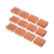 Dissipador De Calor De Cobre Condutor Térmico 13x12x5mm 4/812-PCS Para Resfriamento De GPU VRAM VGA Dissipador De Calor De Cobre Condutor Térmico 13x12x5mm 4/812-PCS Para Resfriamento De GPU VRAM VGA
