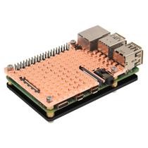 Dissipador de calor Geekworm H402 de cobre de 4 mm de espessura para Raspberry Pi 4 Dissipador de calor Geekworm H402 de cobre de 4 mm de espessura para Raspberry Pi 4