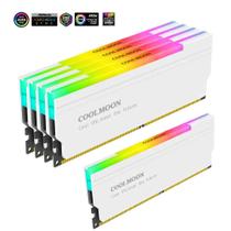 Dissipador De Calor Para Memória ARGB DDR4 DDR3 5V-3PIN Aura Sync Com Almofada Térmica Para PC Dissipador De Calor Para Memória ARGB DDR4 DDR3 5V-3PIN Aura Sync Com Almofada Térmica Para PC