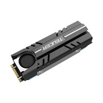Dissipador De Calor Para SSD M.2 NVMe 2280 Com Ventoinha De Resfriamento Ativo E Almofada Térmica