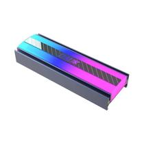 Dissipador De Calor RGB M2 NVMe SSD 5V 3Pin ARGB AURA Sync Radiador De Alumínio Cooler Para SSD 2280 Dissipador De Calor RGB M2 NVMe SSD 5V 3Pin ARGB AURA Sync Radiador De Alumínio Cooler Para SSD 2280