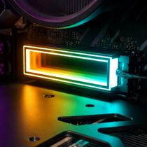 Dissipador de Calor SSD M.2 NVMe 2280 RGB LED para PC Gamer Resfriamento SSD DELTA-CN510 Dissipador de Calor SSD M.2 NVMe 2280 RGB LED para PC Gamer Resfriamento SSD DELTA-CN510